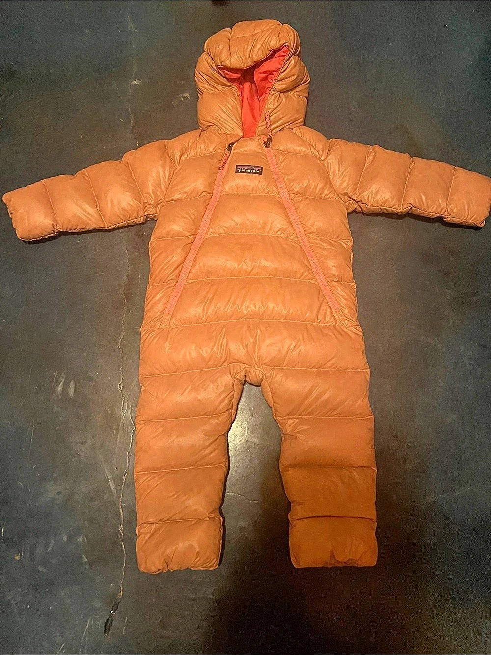 Patagonia Infant Hi-Loft Down Sweater Bunting Baby 6-12 months